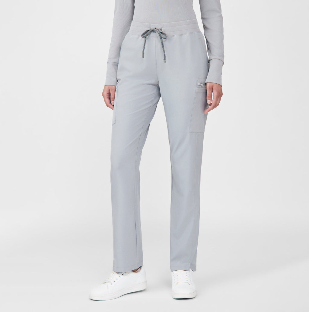 Landau Forward Women's Cargo Scrub Pants Gray