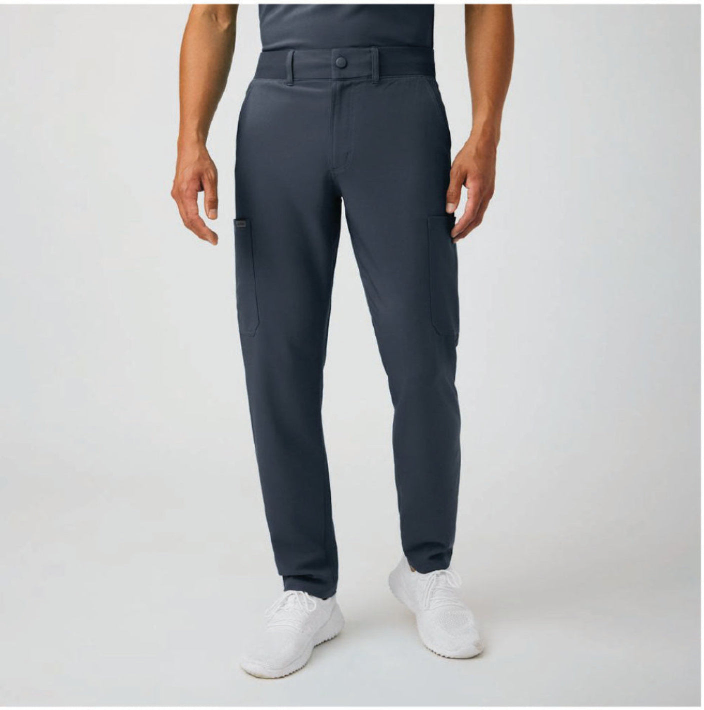 Landau Forward Men's Cargo Scrub Pants Pewter