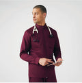 Landau ProFlex Men's 4-Pocket Scrub Jacket Wine