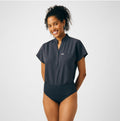 Landau Forward Women's 1-Pocket Scrub Bodysuit Pewter