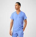 Landau Forward Men's 2-Pocket V-Neck Scrub Top Ceil
