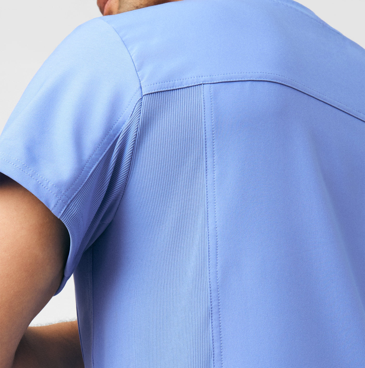 Landau Forward Men's 2-Pocket V-Neck Scrub Top Ceil